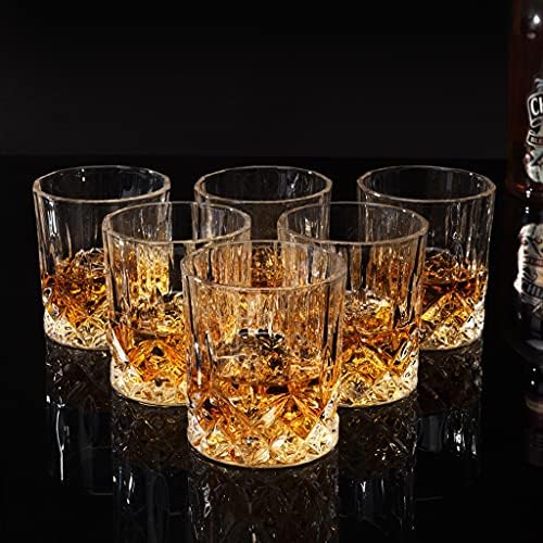 Set čaša za viski od 6,10 oz/300 ml staromodne čaše za kristalno piće, škotski burbon kuhinjski pribor