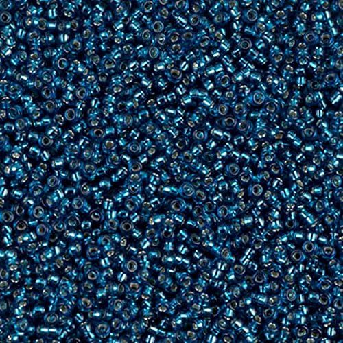Okrugla Perla Mijuki veličina 15/0 8,2 GM plavi cirkon