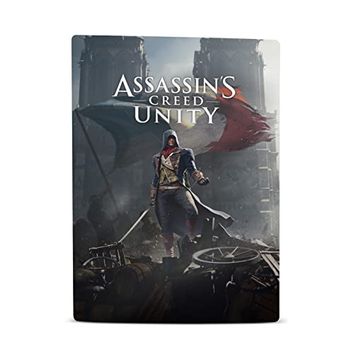 Dizajn glavnih slučajeva Službeno licencirani Assassin's Creed Arno Dorian French Flag Unity Key Art Vinil naljepnica za prednje ploče