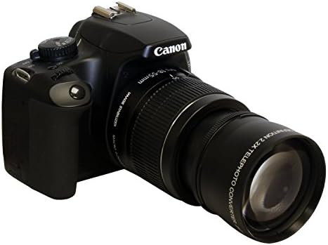 Opteka .43X širokog kuta visoke definicije s makro i 2,2x telefoto objektivom za Nikon 18-55 mm, 24 mm, 28 mm, 35 mm, 40 mm, 50 mm,