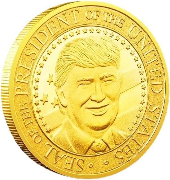 2021. Novi Trump, 45. predsjednik Sjedinjenih Država za crafts Collection Challenge Coin Goldon Coin