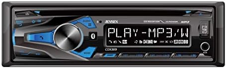 Jensen CDX3119 10 znakova LCD SIND DIN CAR Stereo prijemnik, Bluetooth, USB punjenje, prednji aux ulaz