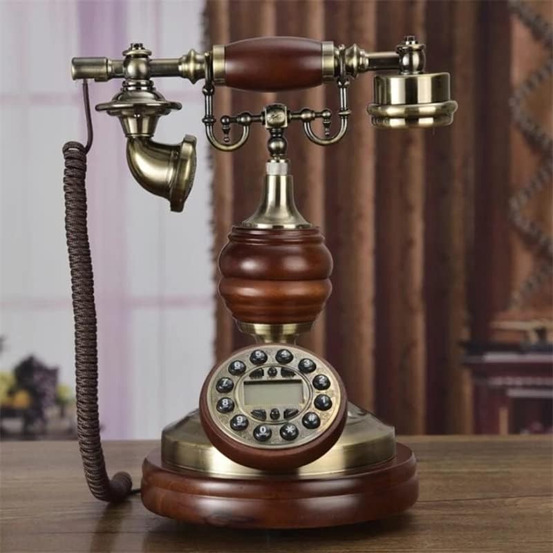 Gretd Antique Fiksni telefon retro kućni dodir Dial Thin Landline Thinklea Telefon Plavo pozadinsko osvjetljenje+Handsfree+ID pozivatelja