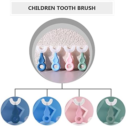 Dječja Ručna četkica za zube U obliku slova U: 4pcs dječje ručne četkice za zube za malu djecu alat za oralno čišćenje