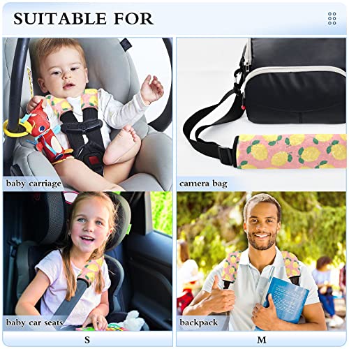 Limun organski kaiševi za sjedalo za bebu za djecu 2 PCS kaiševi za auto sjedalo jastučići za jastučiće za zaštitni pojas za zaštitni