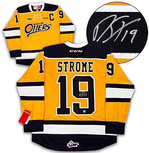 Dylan Strome Erie Otters Autographid Chl Hockey Jersey - Autografirani NHL dresovi