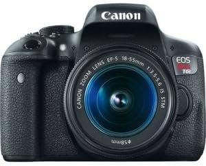 Digitalni slr fotoaparat Canon EOS Rebel T6i s objektivom EF-S 18-135 mm is STM - s podrškom za Wi-Fi