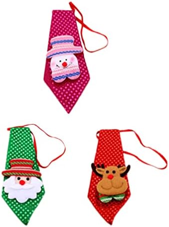 Šljokičaste kravate Božićni uzorak Djeda Božićnjaka snjegović sob za ukrašavanje dječje božićne zabave Muške uske kravate