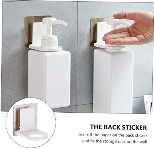 Doitool 30 pcs držač za tuširanje gel zidne police montirane police toaletni stalak za kutni stalak polica zidni držač za boce za bočicu