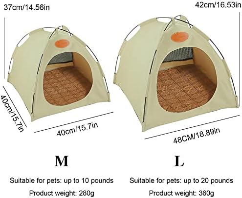 Šatori za mačke za kućne ljubimce, uklonjivi prijenosni krevet za kućne ljubimce u zatvorenom / na otvorenom, kućica za špilju na otvorenom