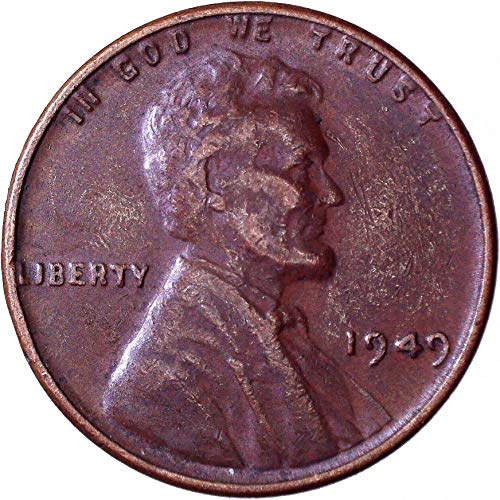 1949. Lincoln Wheat Cent 1c vrlo fino