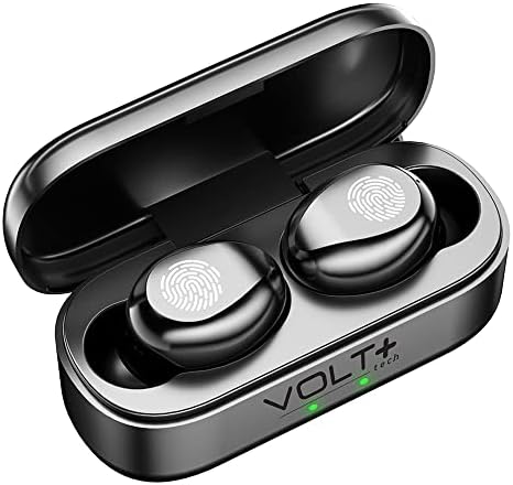 Volt Plus Tech Slim Travel Wireless v5.1 Earbuds kompatibilan s vašim alcatel verso ažuriranim mikro tankim futrolama s quad mic 8d