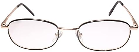 Zlatni okvir opruga šarka Ovalna fotohromna leća 2.25 čitač čitača sunčanih naočala