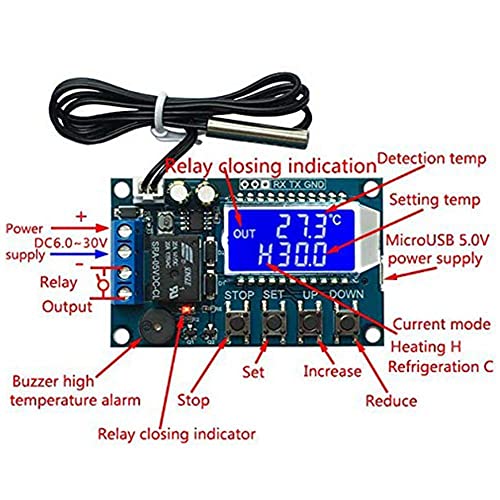 XY-T01 Digitalno grijanje termostata hladno hlađenje digitalno regulator regulatora prekidača Modul regulatora prekidača