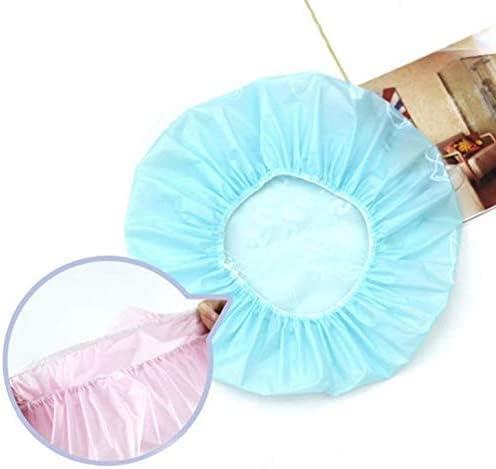 Veewon 2pcs vodootporna poklopca za tuširanje elastične kape za kupanje za žene tuš Spa salon