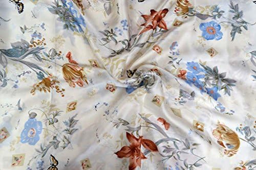svilena cvjetna Tkanina Od 45 cm široka za posteljinu od tkanine