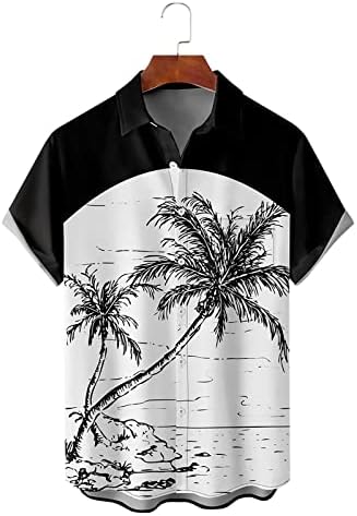 XXBR 2023 3D Print slika cvjetna havajska košulja Muškarci Žene odbijaju ovratnik Vintage Street muške majice labave majice