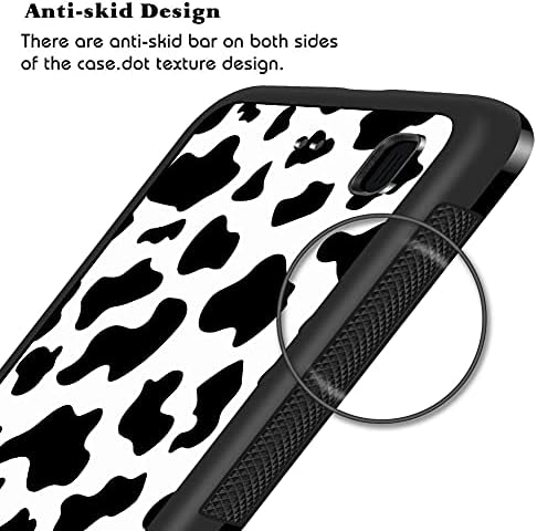 MZELQ za Samsung Galaxy A01 Slučaj 5,7 inča s zaštitnikom zaslona temperirane filmske gume protiv klizačkih rubova Dizajn Slatka zaštitna