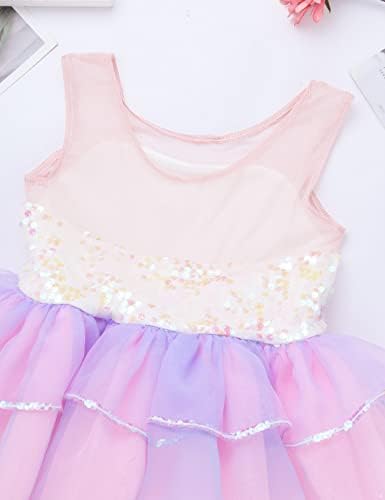 FLDY Kids's Girl's Balet Tutu Dress Dress Dancewear sirena princeza kostimi Sjajne šljokice plesna haljina odjeća