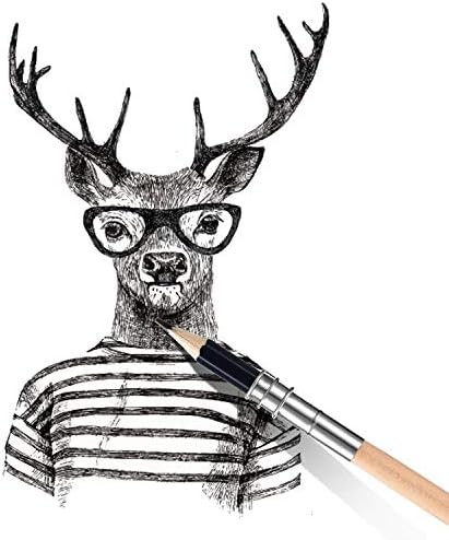 12 kom drveni nastavci za olovke umjetnički nastavci za olovke s aluminijskom olovkom za školske uredske potrepštine