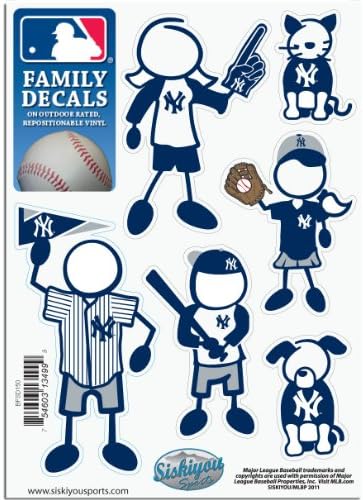 MLB New York Yankees set malih obiteljskih naljepnica