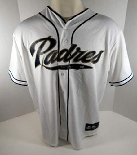 San Diego Padres Jason Barlett Potpisana replika White Jersey FJ935752 - Igra korištena MLB dresova