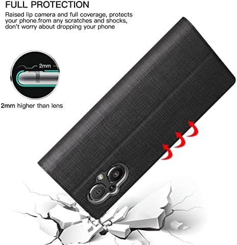 Torbica-knjižica Foluu za OnePlus Nord N20 5G Case, torbica-novčanik s gornjim poklopcem, tanka torbica od umjetne kože premium klase