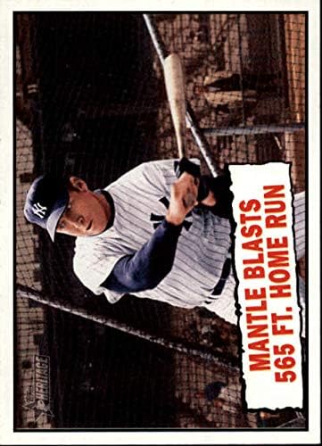 2010 Topps Heritage 406 Mickey Mantle New York Yankees BT MLB bejzbol kartica NM-MT