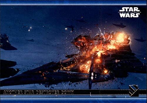 2020. Topps Star Wars Uspon Skywalker Series 2 Blue 86 Još jedan razarač zvijezde Down Trading Card