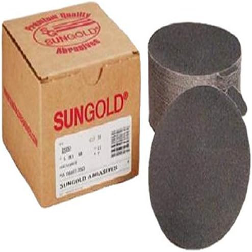 Sungold abrazivi 036069 6-inčni 80 grit PSA brusni diskovi silikonska karbidna krpa za kamen, staklo i mramor, pakiranje-50