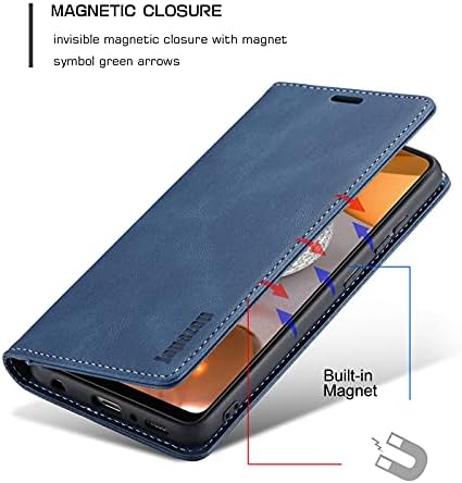 Torbica za Samsung Galaxy A42 5G,torbica-novčanik Samsung Galaxy A42 5G s [RFID-blokiranjem] nositelja kartice, magnetne stalak, kožna