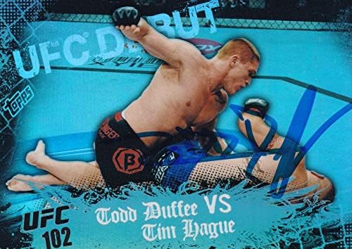 Todd Duffee potpisao 2010 Topps UFC Main Event Rookie debitantska kartica 126 RC Autogram - Autografirani UFC kartice