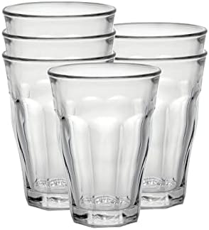 Prozirno staklo za čaše Proizvedeno u Francuskoj, set od 6 čaša, 12,62 Oz.