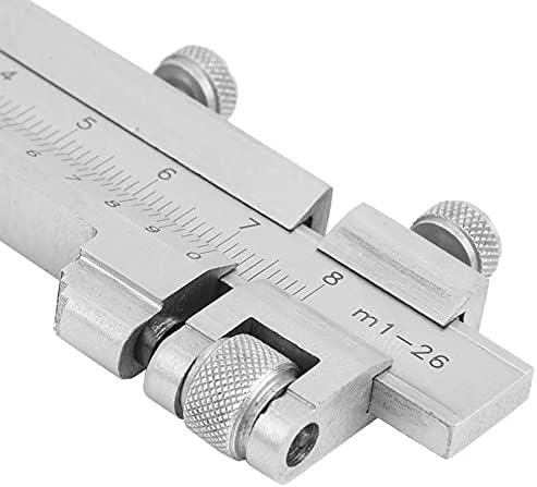 BHVXW M1-26 zupčanik zuba od nehrđajućeg čelika zub Vernier debljina mjerenja alati za mjerenje