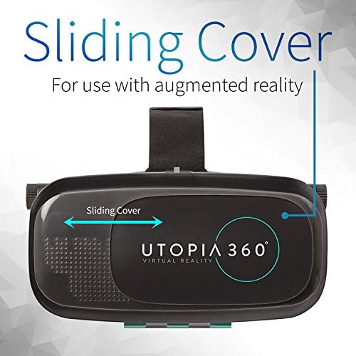 Slušalice Utopia 360° VR | Slušalice virtualne stvarnosti u 3D VR-igre, 3D filmova i VR-aplikacija - Kompatibilan s uređajima iPhone