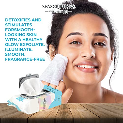 Detoksikacijske maramice za čišćenje lica od 101 za piling, blistavu i glatku kožu - maramice i držači za ručnike od 60 karata