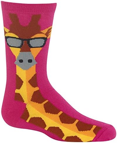 Čarape od žirafe, 1 par, vruće ružičaste