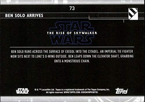 2020. Topps Star Wars Uspon Skywalker serije 273 Ben Solo stiže trgovačka kartica