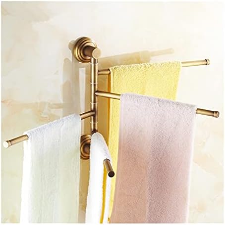 Omoons stalak za ručnike stalak za ručnik starinski mesingani sklopivi pomični ručnici za kupanje, nosači za ručnike za ručnike za