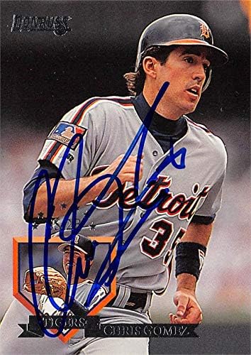 Skladište autografa 637570 Chris Gomez Autographed Baseball Card - Detroit Tigers - 1994 Donruss No.172