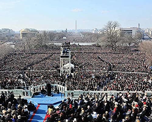 Predsjednik Barack Obama Inauguralna adresa 11x14 Silver Halonide Photo Print