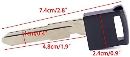 Citall Uncut Daljinski ključ prazan nož umetak prikladan za Suzuki SX-4 Grand Vitara 2006-2012