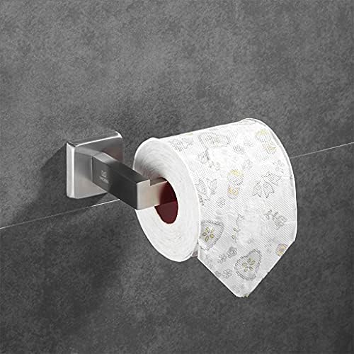 Qksky držač od nehrđajućeg čelika toaletni papir zidni nosač wc papir polica s policama za vješalice za čuvanje za spremanje kupaonice