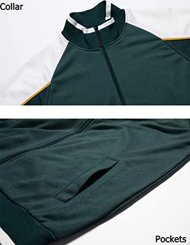 Tebreux muški tracksuits 2 komada odjeća za jogging odijela Set casual dugih rukava Sports Sweatsuits