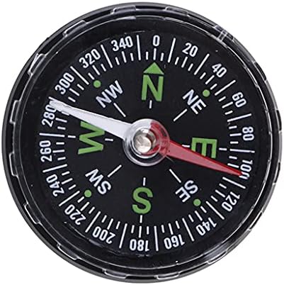 Lukeo 1PC prijenosni mini precizni kompas praktični vodič za kampiranje planinarećih sjeverna navigacijskih navigacijskih gumba za
