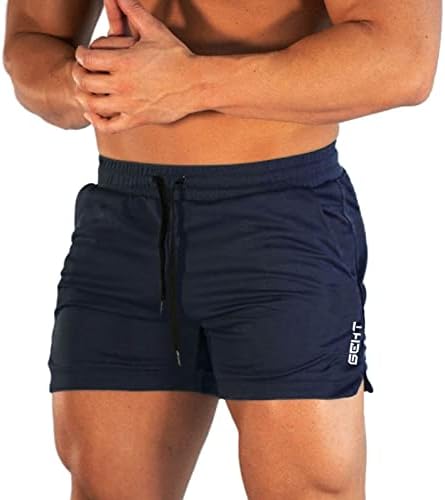 Grafičke gaćice u teretani muške sportske fitnes i trčanje lagane mrežice za prozračnu brzinu hlača s kratkim hlačama muške 7 inča