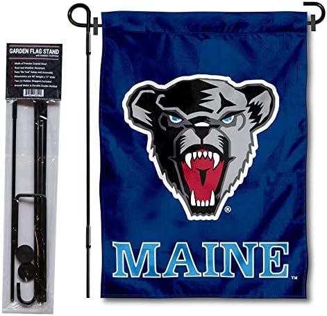 Maine Black Bears Garden Flag i američka zastava stajališta set mola