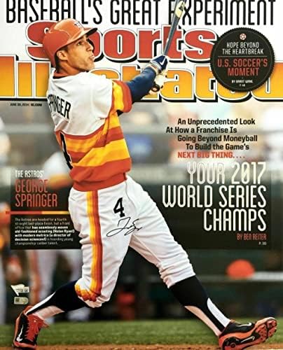 George Springer Houston Astros potpisao je 16x20 SI Cover Photo Fanatics 136633 - Autografirane MLB fotografije