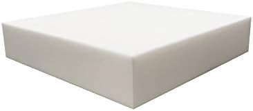 Pjenasti 6 x 22 x 24 presvlaka jastuk od pjene visoke gustoće, stolica jastuka kvadratna pjena za stolice za ručavanje, zamjena jastuka