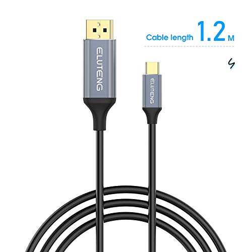Eluteng USB C do Displayport kabela 4K 60Hz, Thunderbolt 3 to DisplayPort kabel 4ft Zlatni USB tip C-DP kompatibilan s MacBook Pro,